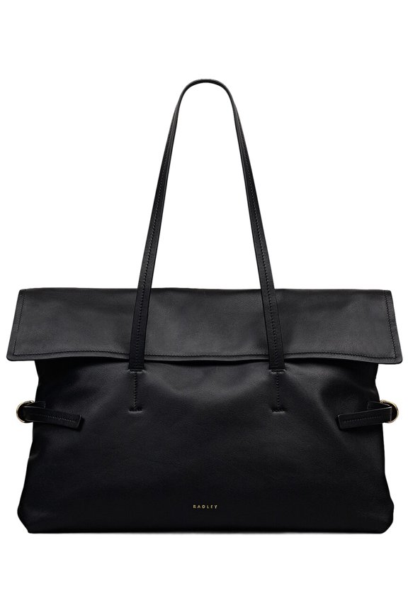 London Fleet Street Medium Flapover Leather Tote