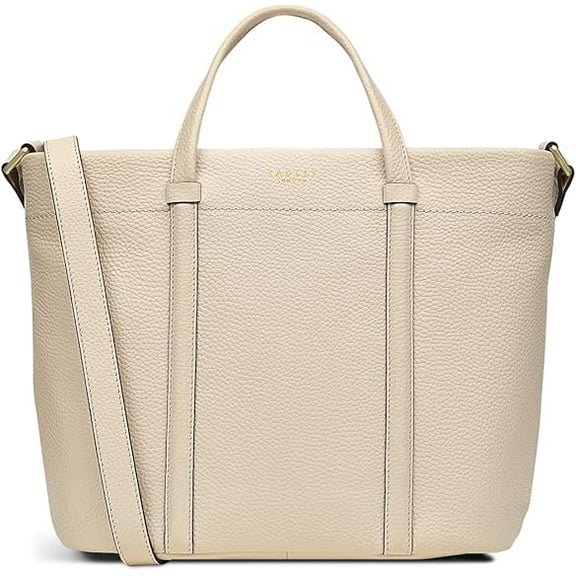 Radley London Rivington H9460264 White Leather Medium Satchel Women's Bag