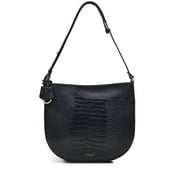 Borsa per cellulare donna RFID in pelle a tracolla 7,2 pollici grigio vintage