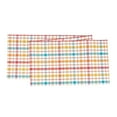 thumbnail image 1 of Radley Plaid Woven Reversible Colorful Summertime Table Runner 13" x 72", 1 of 7