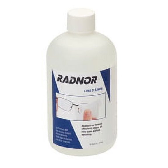 Radnor 16 Ounce Bottle Alcohol-Free Lens Cleaner For Polycarbonate, Plastic And Glass Eyewear Lenses (5 Pack)