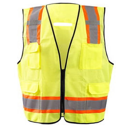 Radnor 2X/3X Yellow Polyester/Tricot Type R Vest (6 Pack)