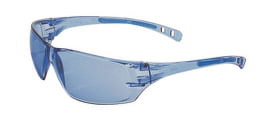 Radnor Blue Mirror Safety Glasses - ANSI Z87.1+, Anti-Scratch, Box Of 12
