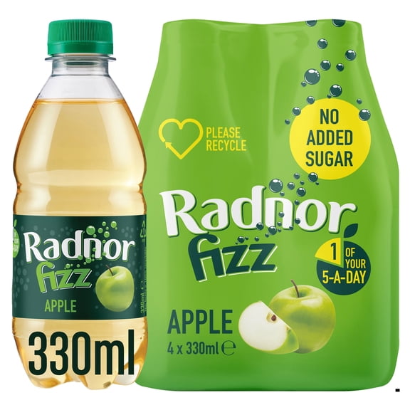 Radnor Fizz Apple 4X330ml, Imported from Britain