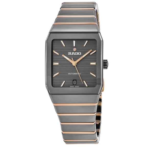 Rado Anatom Automatic Grey Dial Two-Tone Ceramic & Stainless Steel Unisex Watch R10203102