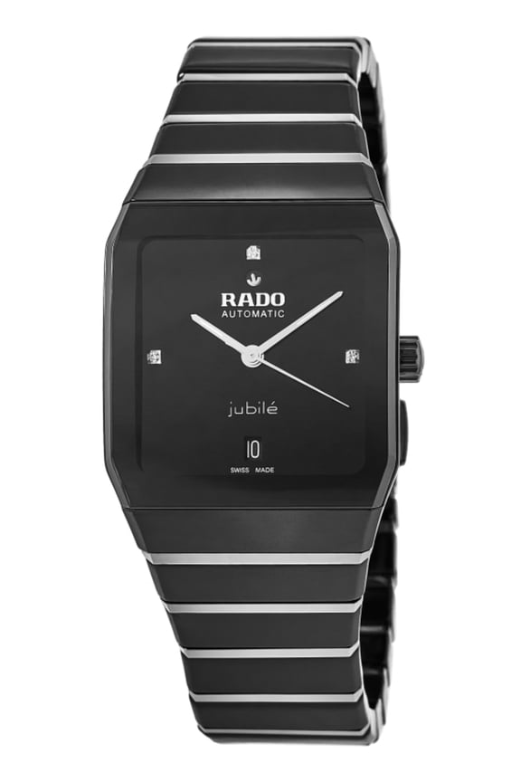 Anatom Jubile Automatic Diamonds Black Dial Ceramic & Stainless Steel Unisex Watch R10201712