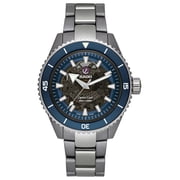Rado Captain Cook Mens Grey Ceramic Blue Dial Automatic Watch R32128202