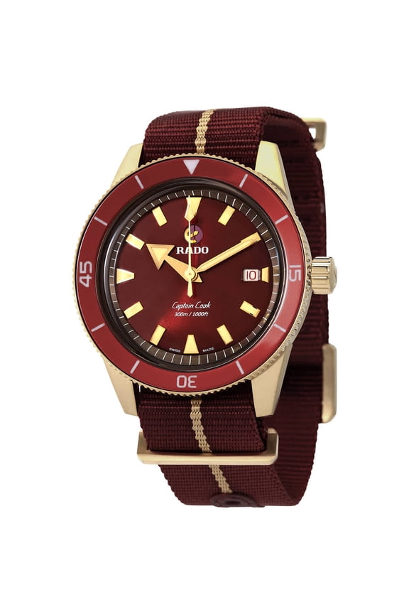 Captain Cook Automatic Red Dial Men's Watch R32504407