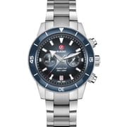 Rado Captain Cook Automatic Steel Chronograph Blue Dial Mens Watch R32145208