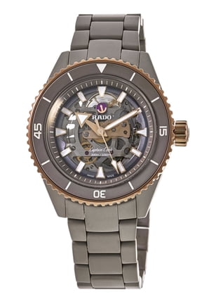 Captain Cook High-Tech Ceramic Skeleton Dial Men's Watch R32150162