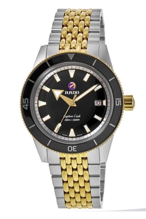 Captain Cook Men's Black Dial Automatic Watch R32138153
