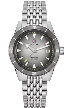 Captain Cook X Tennis Limited Edition Rhodium Dial Steel