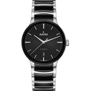 Rado Centrix Automatic Black Dial Ceramic & Stainless Steel Mens Watch R30018152