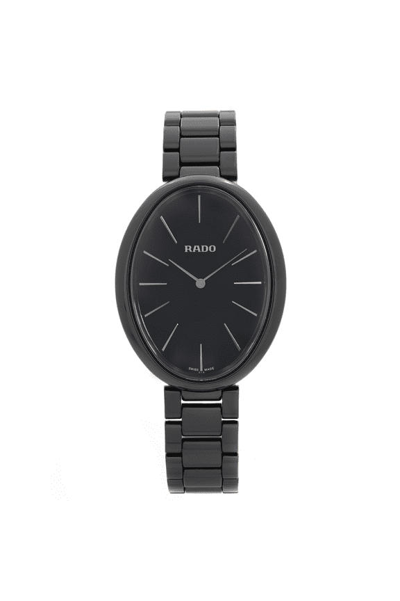 Esenza Touch Black Dial Ceramic Quartz Ladies Watch R53093152