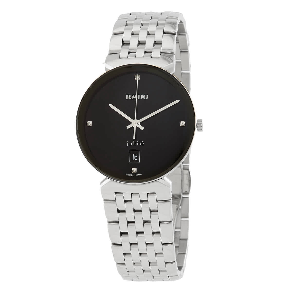 Rado Florence Swiss Quartz Stainless Steel Strap, Silver, 20