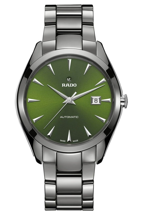 HyperChrome Automatic Ceramic & Stainless Steel Green Dial Date Mens Watch R32254312