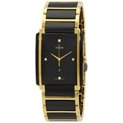 Rado Mens Integral Jubile Black Dial Quartz Watch R20204712