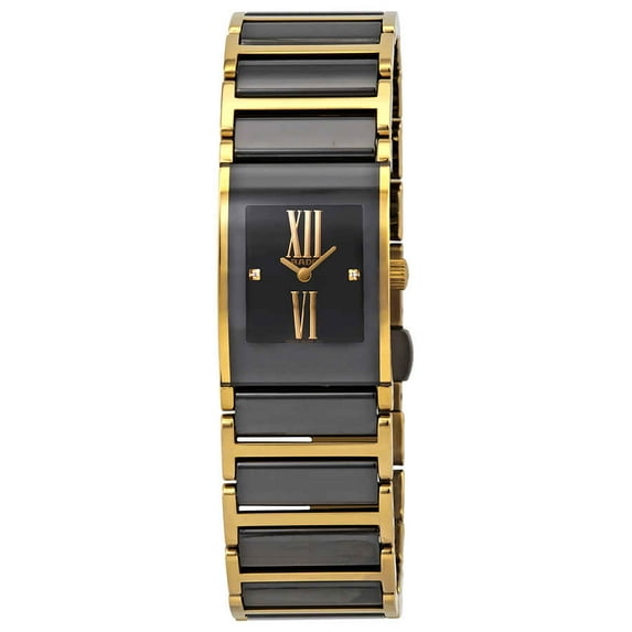 Rado Integral Jubilee Black Dial Ceramic Ladies Watch R20789762