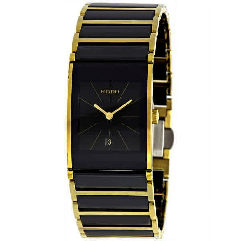 Rado Integral Two Tone Black Ceramic Ladies Watch R20788162 Walmart