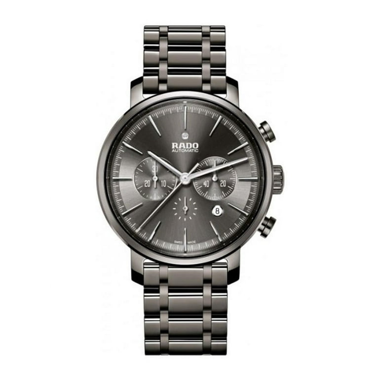 Rado Men's Diamaster 45mm Grey Ceramic Band & Case Sapphire