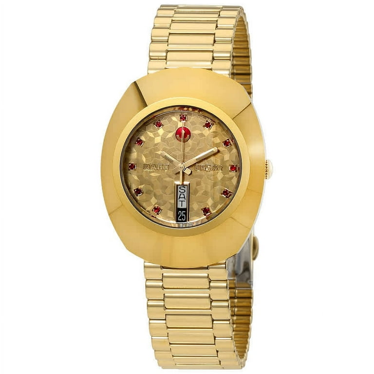 Rado Original Automatic Yellow Gold Dial Men s Watch R12413653
