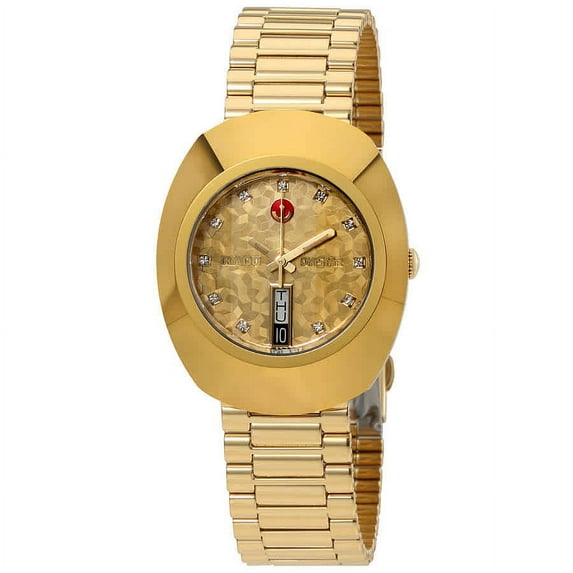 Rado Original L Automatic Yellow Gold Dial Men's Watch R12413643