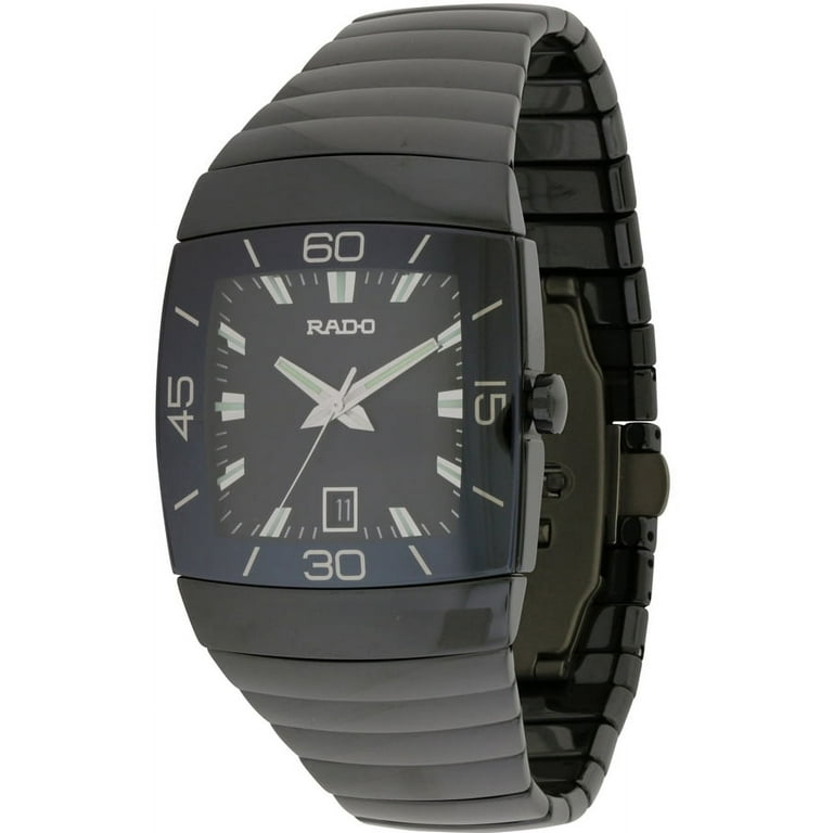 Rado Sintra Black Ceramic Mens Watch R13796152 - Walmart.com