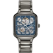 Rado True Square Automatic Open Heart Blue Dial Ceramic Unisex Watch R27083202