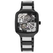 Rado True Square Automatic Open Heart Diamonds Limited Edition 38mm Rhodium Dial Two-Tone Ceramic Unisex Watch R27086752