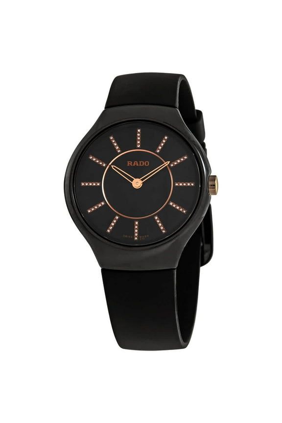 True Thinline Black Diamond Dial Ladies Watch R27742709