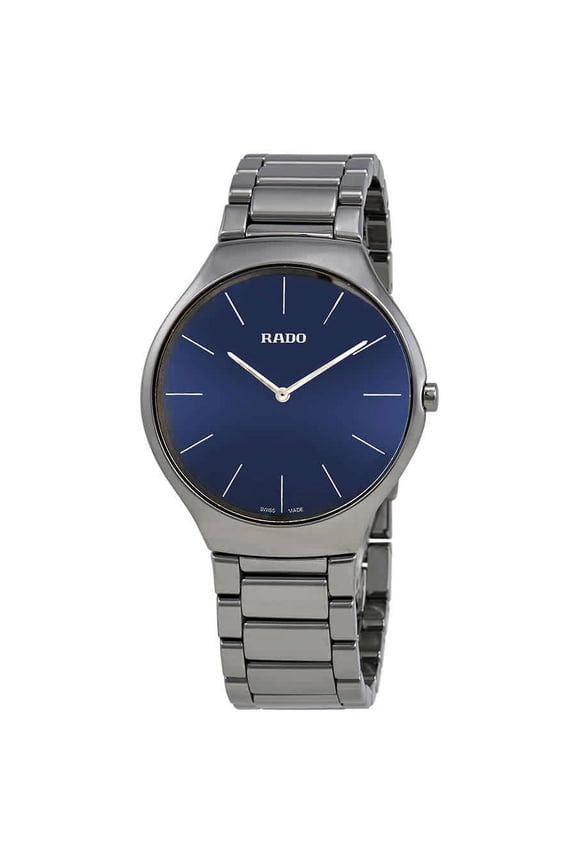 True Thinline Men's Quartz Blue Dial Ceramic Watch R27955022