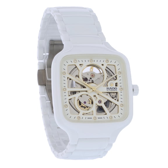 Rado True Unisex White Ceramic Automatic Watch R27073702
