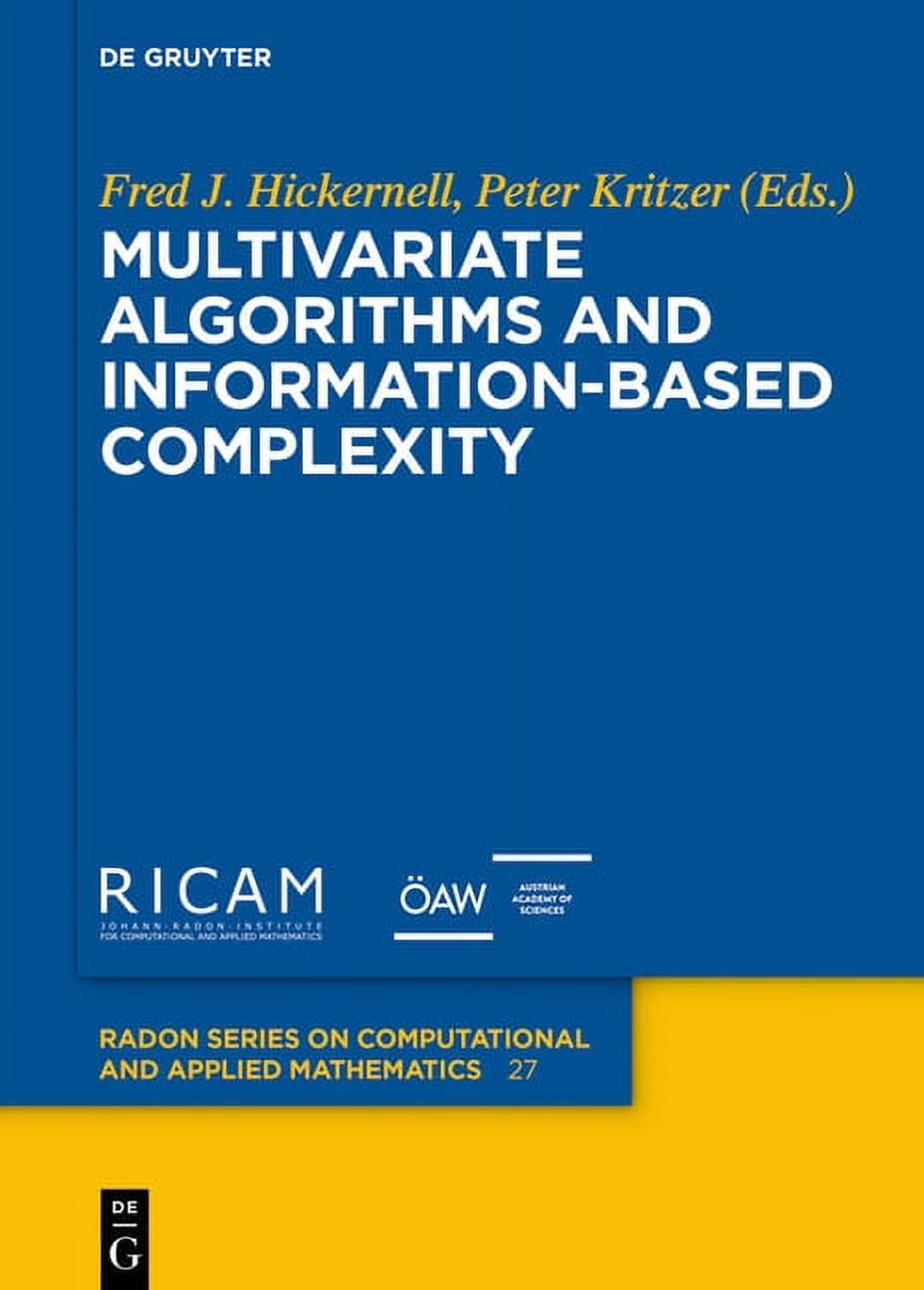 Radon Computational and Applied Mathemat Multivariate Algorithms and ...