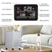 Radon Detector,Sound Alarms Office Indoor Professional App Wifi Sound Use Data Huiop Tester Sound And Office Sound Data App Wifi Professional App Sound Alarms Professional Data Wifi App Wifi
