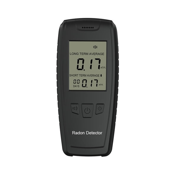 Radon Detector With Large Display For Home And Supports Scale Unit Switching High Precisions
