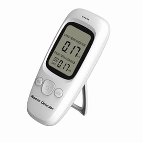 Radon Gas Detector Device 0-270pCi/L With Double Unit Conversion And Trend Analysis For Residential Use