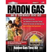 Professional Lab Radon Gas Test Kit - At-Home Detection - Kit   Residential Use, Standard Application