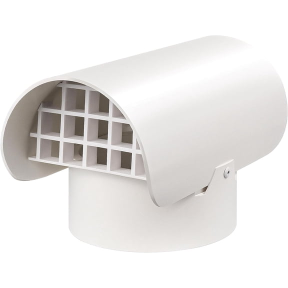 Radon Vent Cap for 3" Schedule 40, 3 inch PVC Vent Cap for Radon Fan Pipe/Flue Pipe/Roof Pipe, Radon Vent Cover Exhaust Vent Cap, Stop Rain Snow Leaves, Protect Radon Fan Motor&PVC Pipe