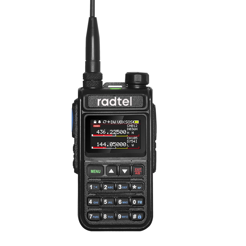 Radtel RT-890 Full Band Ham Two-Way Radio 999 CH Walkie Talkie AM ...