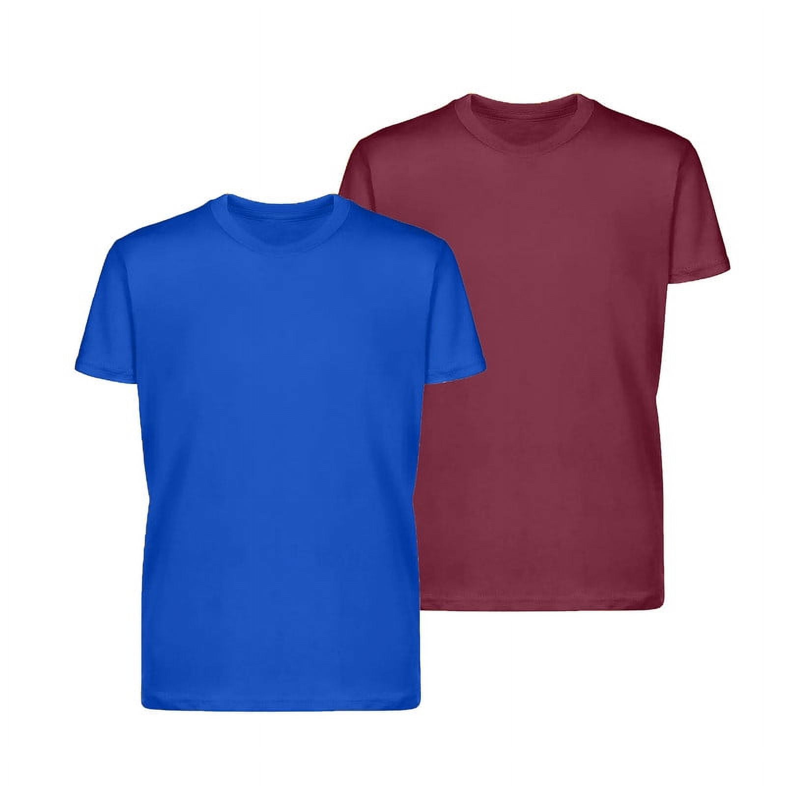 Radyan 2 Pack Youth Premium T-Shirts for School Kids, Half Sleeve Kids  T-Shirts - Tees for kids 