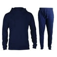 thumbnail image 1 of Radyan Mens Tracksuit Top Bottom Sport Jogging Sweat Suit Trousers Pant Hoodie Coat, 2 Pieces, 1 of 5