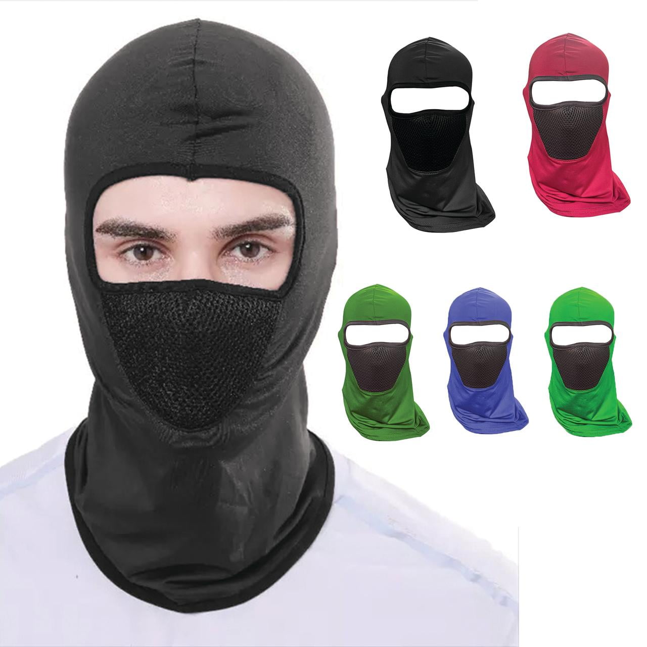 Radyan Summer Balaclava Face Mask Breathable Sun Dust Protection Mask Long  Neck Cover for Outdoor Activities