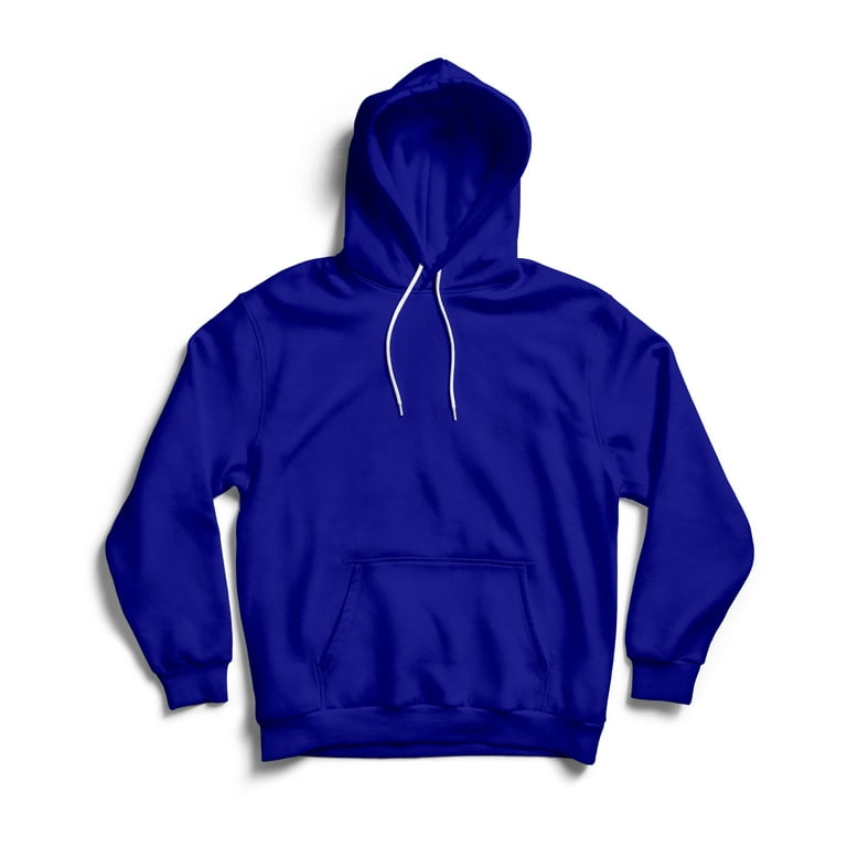 Radyan s Inside Brushed 2x1 Elastase Rib Kangaroo Pocket Cotton Polyester Comfort Fabric Adult Unisex Casual Hoodie with DTM String and Sponge Fleece Pullover Walmart