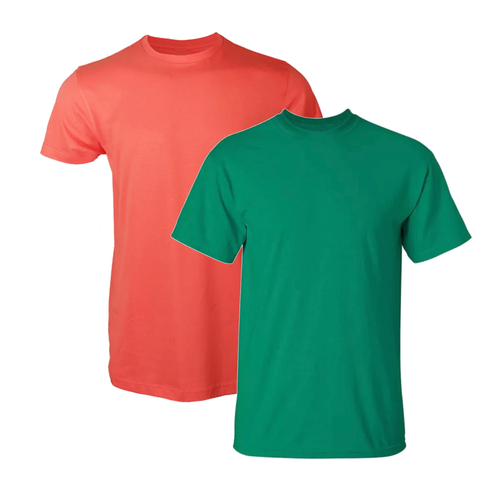 Radyan's Men's Crew Ultra Soft Plain Short-Sleeve Adult Value T-Shirts ...