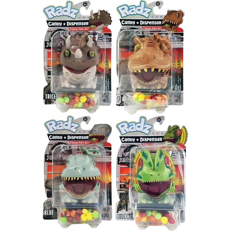 Radz Jurassic World Dispenser - Roaring Candy Tongue Toy - Walmart.com
