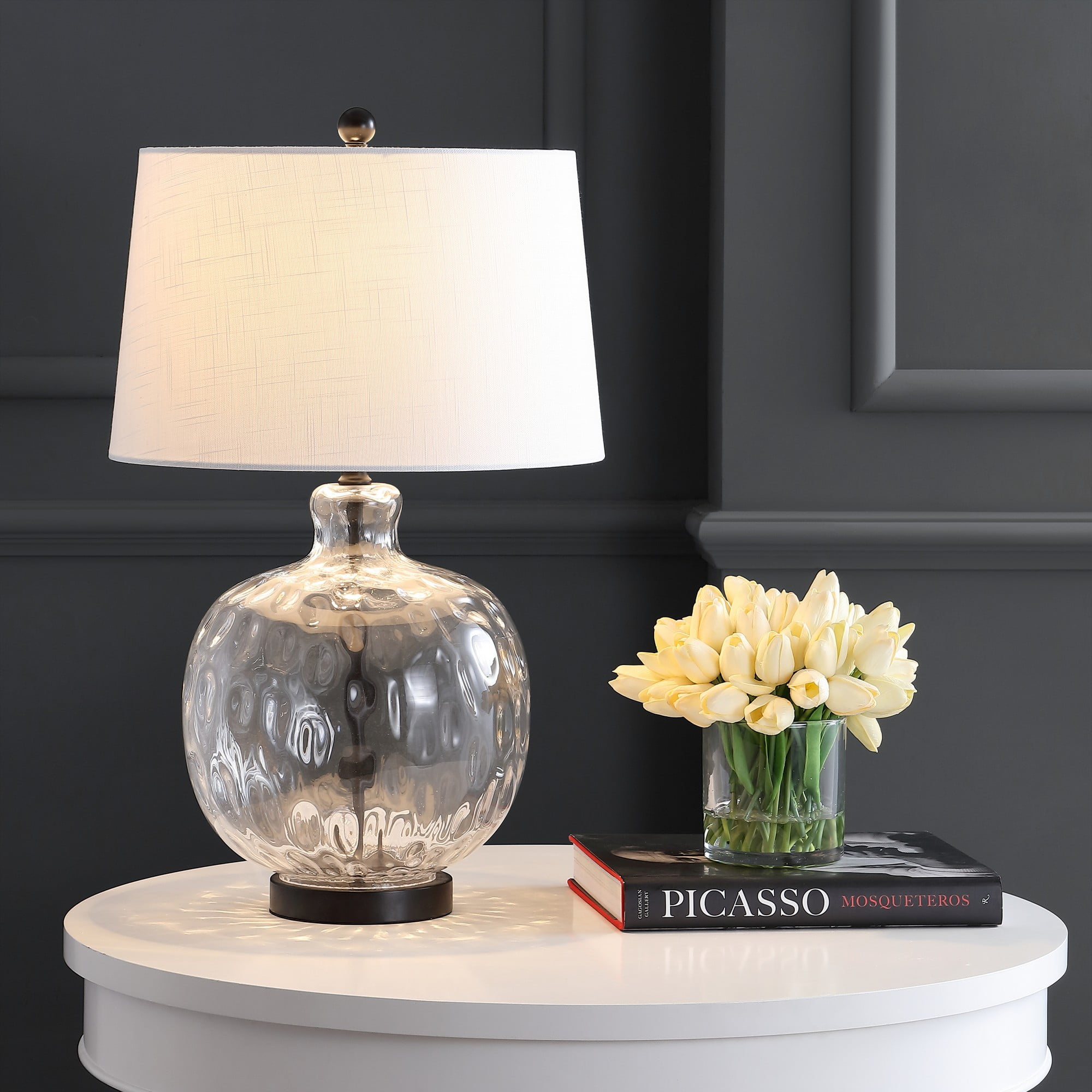 Glass led lamp discount