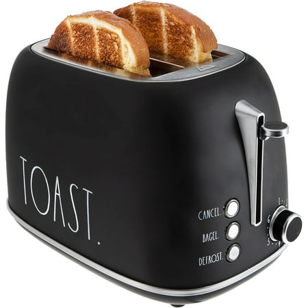 Rae Dunn 2 Slice Toasters with Removable Tray, Small Kitchen Appliances