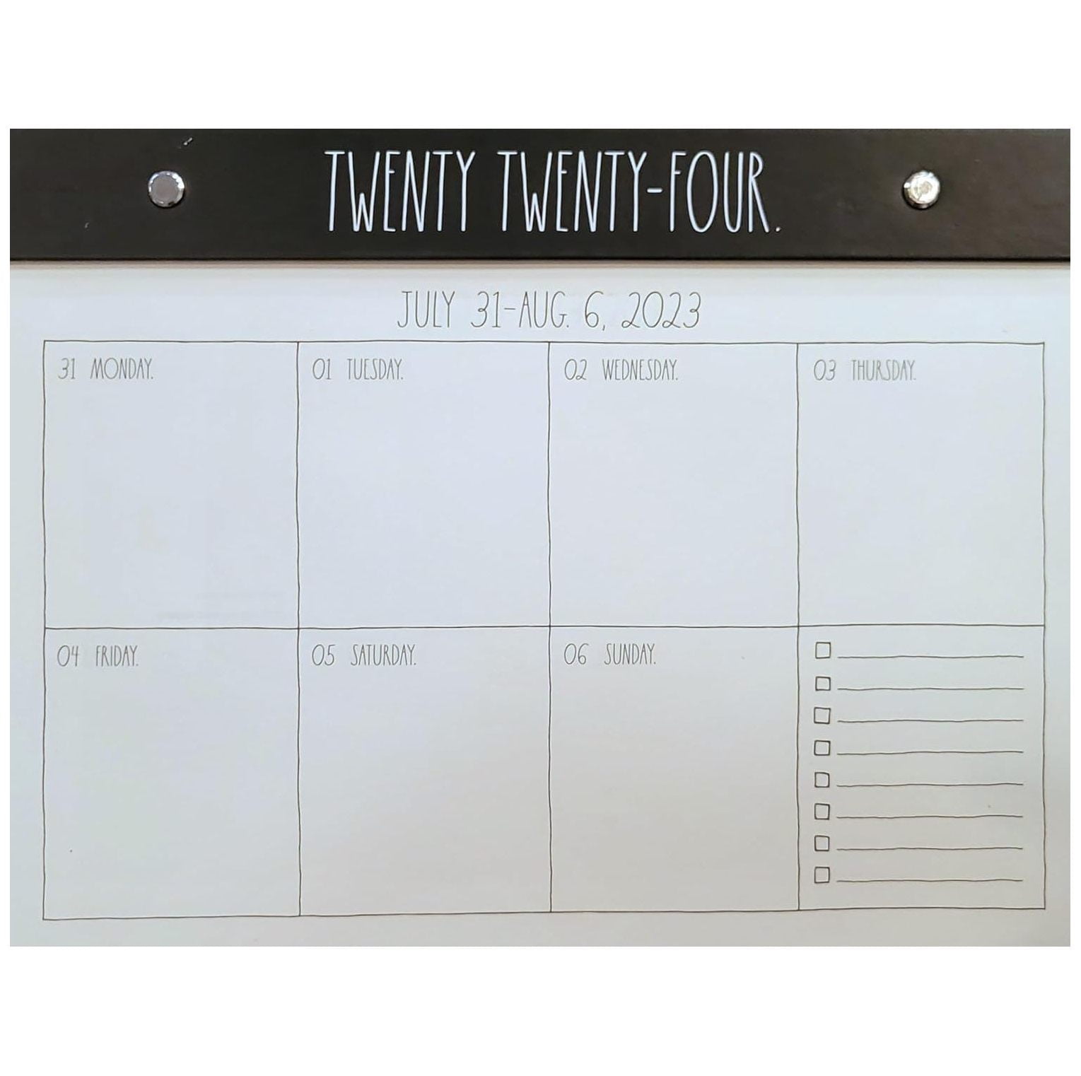 Rae Dunn 2025 DESK BLOTTER 2025 Planner Calender 17 MONTH