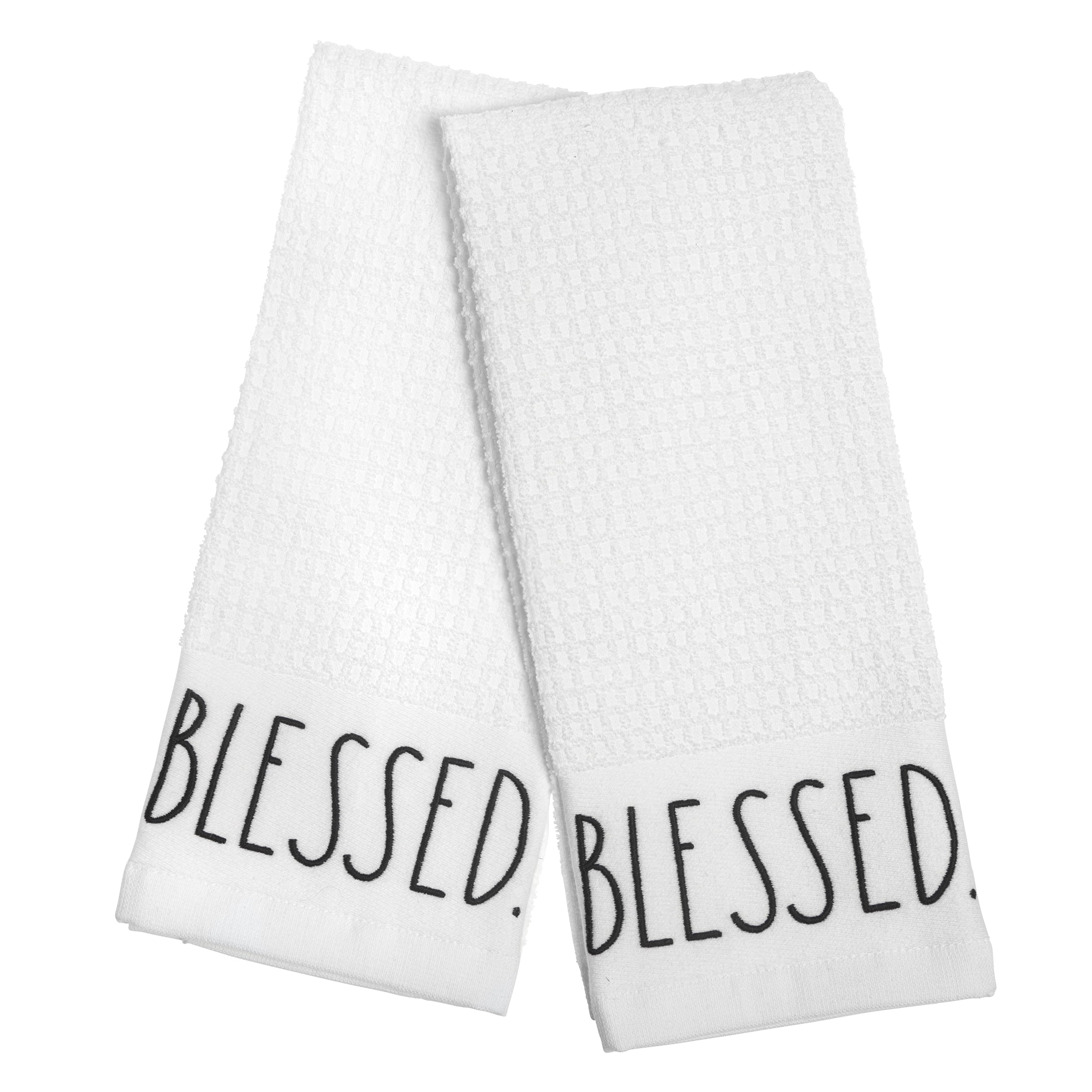 Rae Dunn 3 Pack 16 x26 Blessed Kitchen Towel Set White Walmart rae-dunn-3-pack-16-x26-blessed-kitchen-towel-set-white-walmart