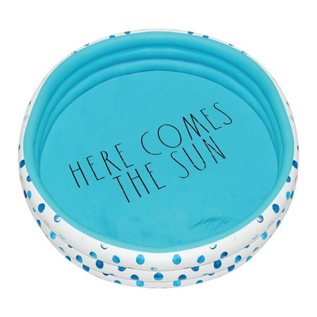Rae Dunn Aqua Polka Dot Mini Pool by CocoNut Float - Here Comes The Sun Theme